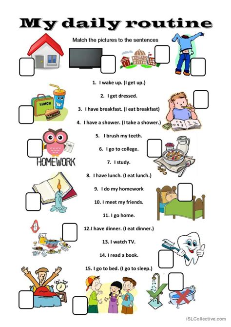 Daily Routines Online Worksheet For Grade You Can D Vrogue Co