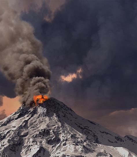 Laki Volcano Eruption Iceland •