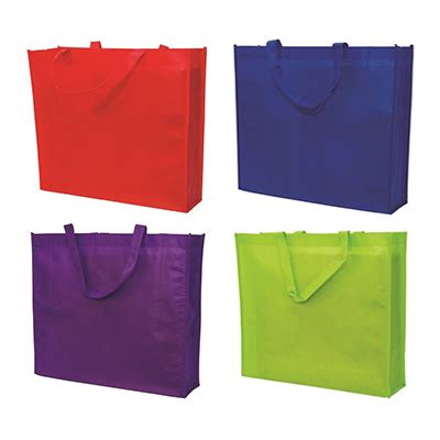 Non woven bags, which are composed of polypropylene plastic fibers that have been bonded together, are an affordable alternative to cotton and canvas bags. GMG1109 Non Woven Bag (L) Supplier & Wholesale Malaysia