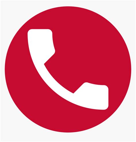 Red Png Contact Icon Png Download Phone Red Png Logo Transparent