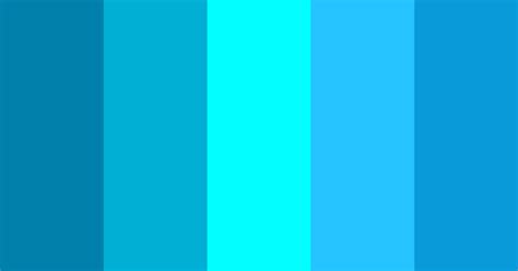Aquatic Blue Color Scheme Aqua