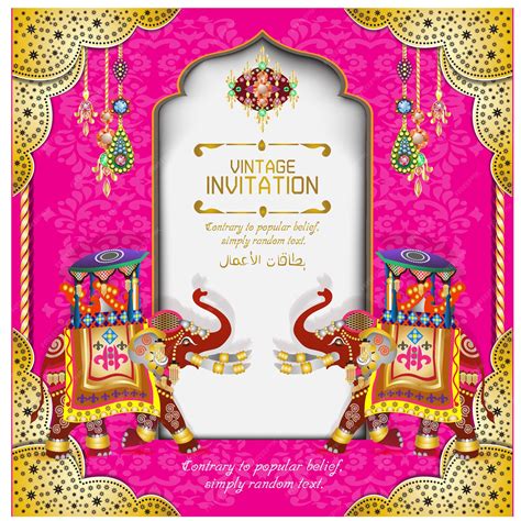 Premium Vector Indian Wedding Cards
