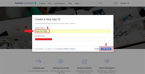 One way to get your facebook id is from the settings page of any facebook app that you use. Get Facebook APP ID