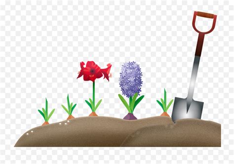 Garden Dirt Bulbs Hyacinth Emojigarden Hoe Emoji Free Transparent