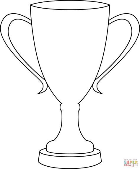 Trophy Coloring Page Free Printable Coloring Pages Free Printable