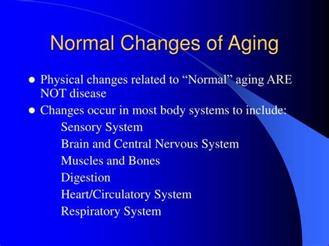 Ppt Overview Of The Aging Process Powerpoint Presentation Free