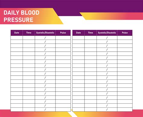 7 Best Images Of Blood Pressure Log Pdf Printable Printable Blood