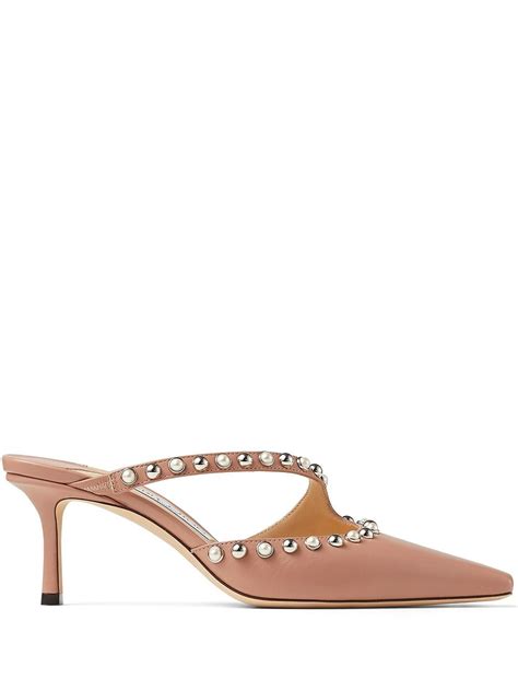 Jimmy Choo Ros Mm Stud Mules Farfetch