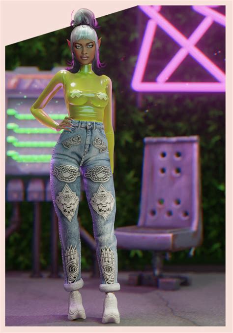 The Sims 4 Terra Lookbook By Emmibouquet Best Sims Mods