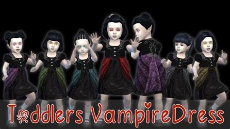 Toddlers Vampire Dress At Seger Sims Sims 4 Children Sims 4 Toddler