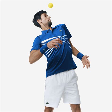 Lacoste casual shirt leisure shirt from lacoste. Lacoste Mens Djokovic Graphic Print Polo - Blue/White ...