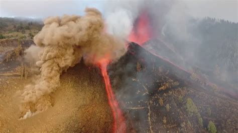 Las Espectaculares Imágenes Del Volcán De La Palma En Erupción A Vista