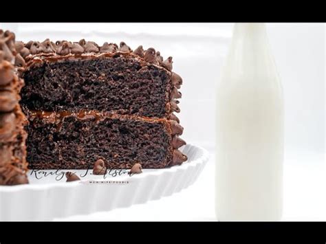 And buttermilk, which gives the cake its signature moistness. how to make chocolate cake with cocoa powder - YouTube