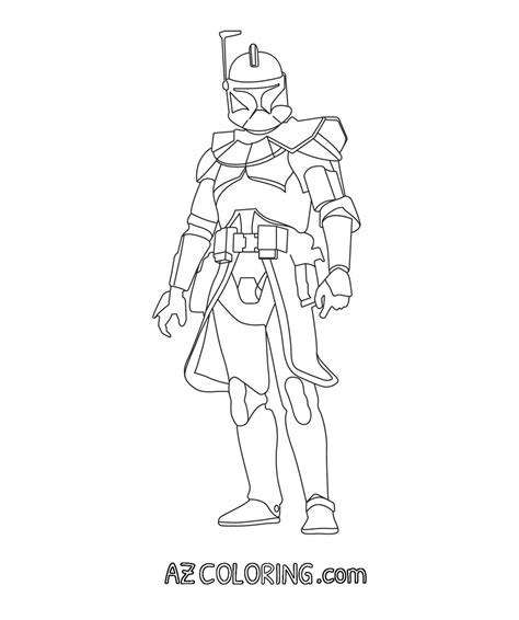 Star Wars Captain Rex Coloring Pages - Coloring Home