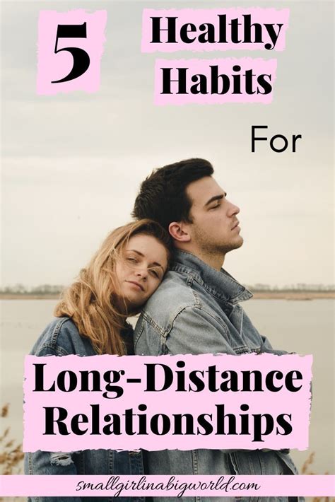5 Healthy Habits For Long Distance Relationships In 2020 Long