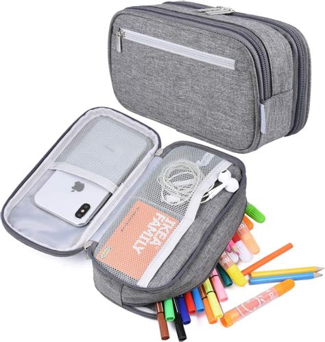 Student Pen Bag Pencil Case Pouch Zip Large Capacity Boy School