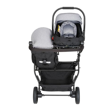 My Child Easy Twin Double Stroller Travel System 2 Car Seats Grey