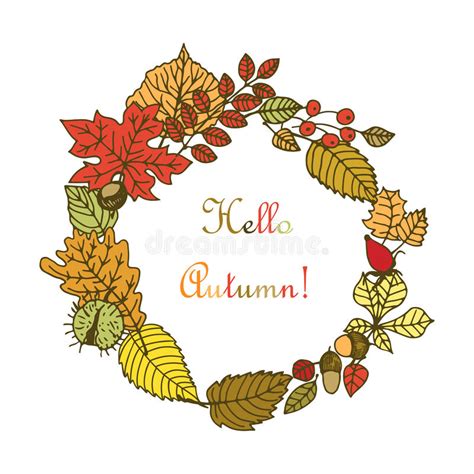 Autumn Oak Leaves Stock Vector Illustration Of Light 77479790