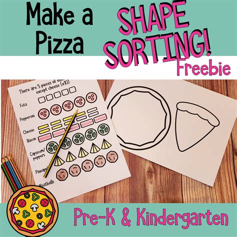Make A Pizza Shape Sorting And Counting Activity Freebie Made By Teachers