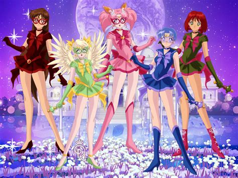 New Sailor Senshi Maker The Chibi Inner Scouts By Peachfaerie On Deviantart