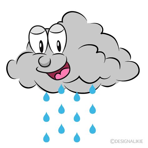 Free Rain Cloud Cartoon Imagecharatoon