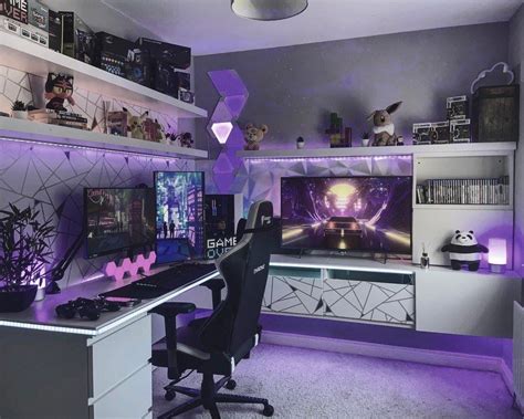 30 Stunning Gaming Bedroom Ideas In 2023 Displate Blog Gamer Room