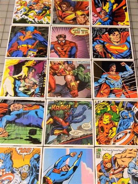 With Our Powers Combined Comic Book Coasters Comic Book Crafts