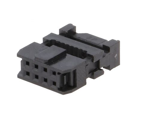 8 Pin Straight Female Idc Socket Connector 254mm Frc Connector
