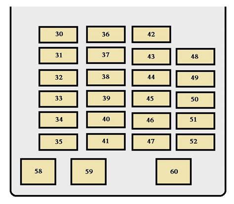 This thread help me out and here is the result. Toyota Sequoia (2003 - 2004) - fuse box diagram - Auto Genius