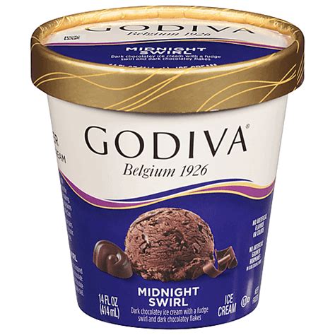 Godiva Ice Cream Midnight Swirl 14 Fl Oz Ice Cream Ptacek S IGA
