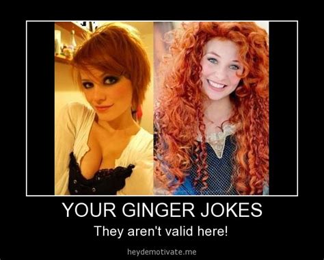 HeyDemotivate Me YOUR GINGER JOKES I Adore Red Heads Random Pinterest Jokes Ginger