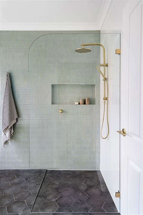 Bathroom Tiles How To Use Mint Green Tile In Your Feature Wall
