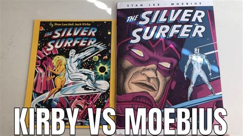 The Kirby Silver Surfer Vs The Moebius Silver Surfer Youtube