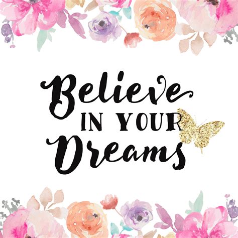 Believe In Your Dreams Quote Made Using Rhonnadesigns App With
