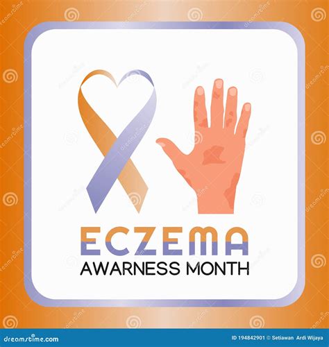 Vector Graphic Of Eczema Awareness Month Perfect For Eczema Awareness