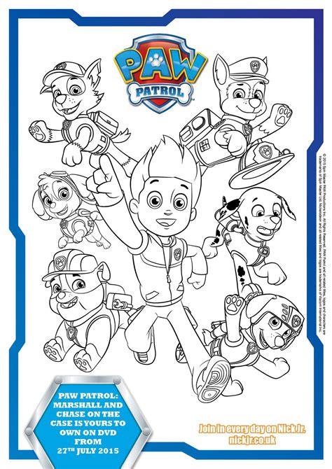 Get ready for an absolutely free set of printable paw patrol coloring pages with all pups from the series known by children in numerous. Paw Patrol Colouring Pages and Activity Sheets | Paw ...