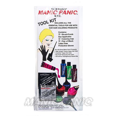 If you are looking for a colour change that will stay vibrant for longer then check out the manic panic amplified hair dye collection. Home Hair Dye Tool Kit, Basic Equipment | Manic Panic UK