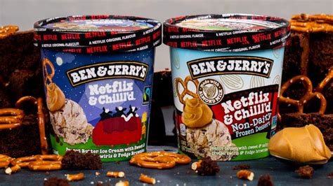 Netflix And Chillld Ben And Jerrys Unveils Its Latest Ice Cream Flavor
