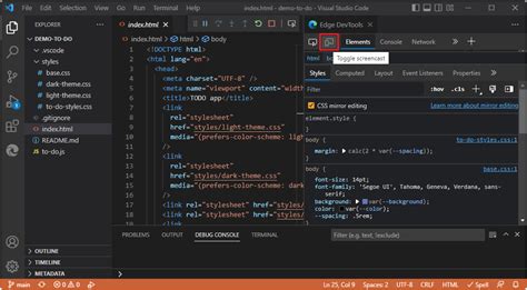 Integration With Visual Studio Code Debugging Microsoft Edge