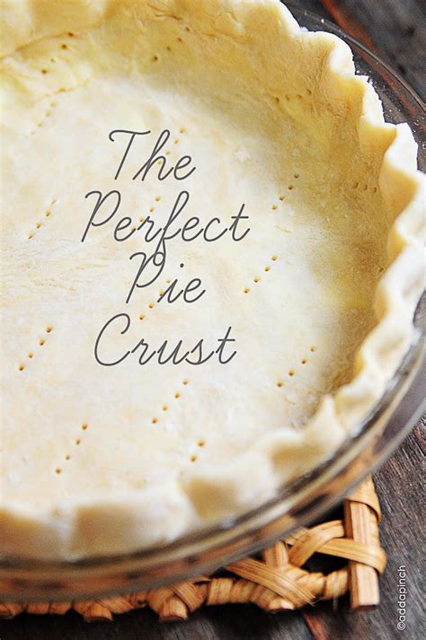 So i changed the quantities and added and took away some ingredients and made a delicious pie this pie crust is my personal favorite and is made using a food processor, which makes cutting the butter into the flour very simple. Perfect Pie Crust Recipe | Add a Pinch