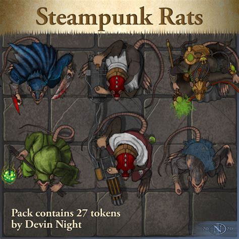 Tp131 Steampunk Rats Devins Token Site