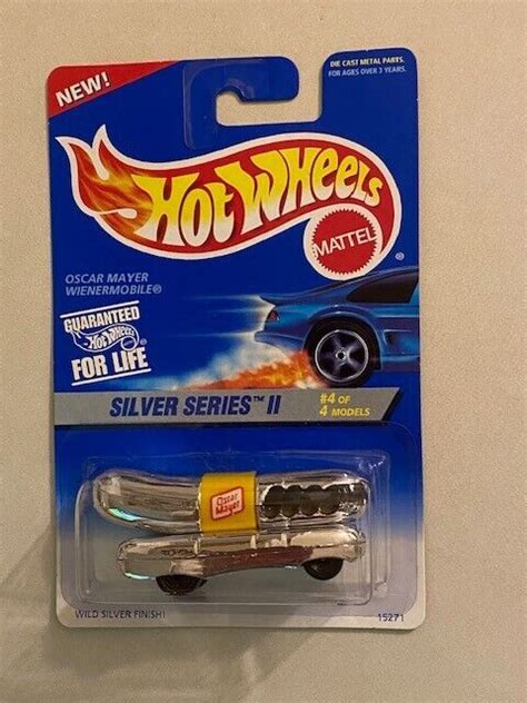 LOT 3 HOT WHEELS OSCAR MAYER WIENERMOBILE 2 COLLECTOR 204 1 SILVER