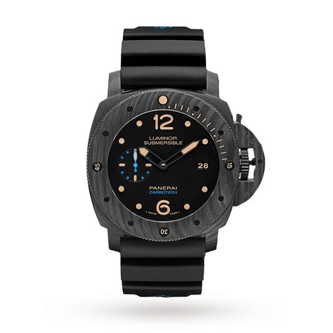 Panerai Submersible Carbotech 3 Days 47mm Mens Watch Pam00616 Watches