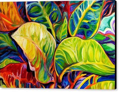 Tropical Abstract Canvas Print Canvas Art By Marcia Baldwin