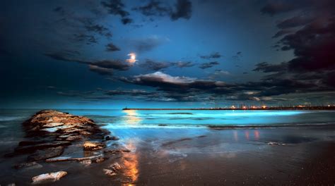 Beach Night Hd Wallpapers 75 Images