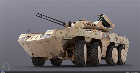 Концепт дизайн колесной боевой машины пехоты Ifv Jericho Army