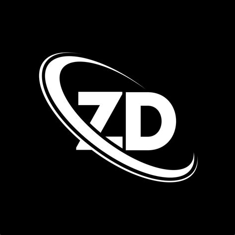 Zd Logo Z D Design White Zd Letter Zd Letter Logo Design Initial