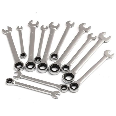 Ratcheting Combination Ratchetingwrench Spanner Hand Tool A Set Of Key