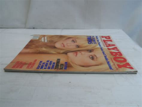 Playboy September Marina Del Rey Twins Mirjam Karin Van Breeschooten Ebay