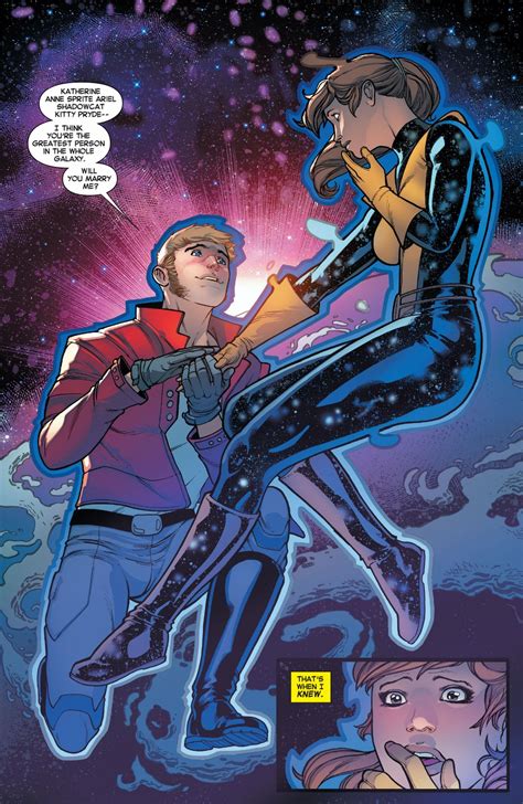 Starlord Proposes To Kitty Pryde